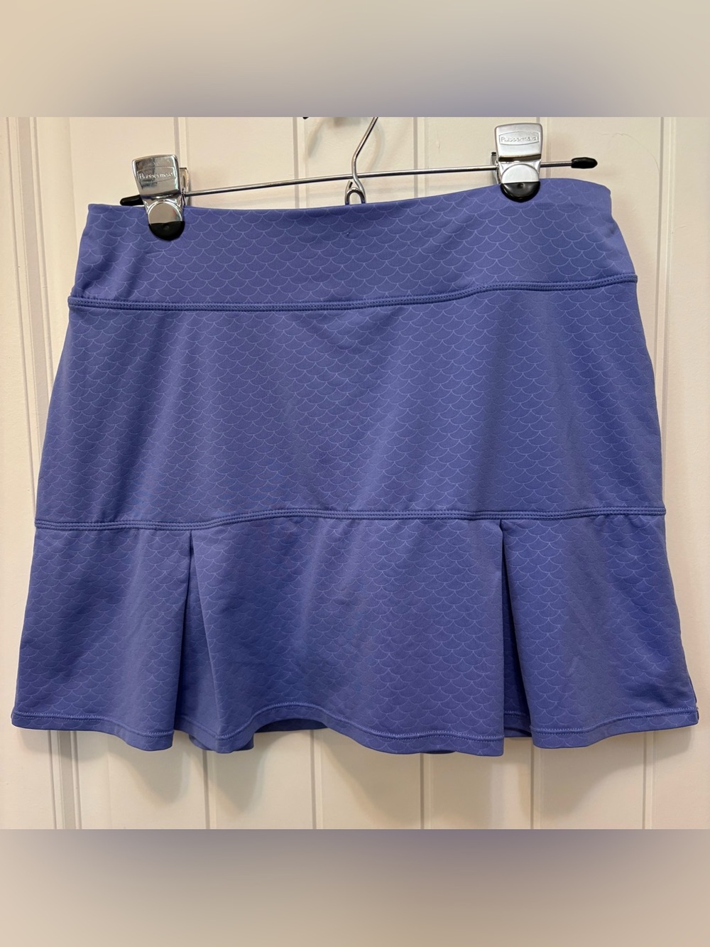 Reel Legends Athletic Purple scalloped detail Skort. Size PM. Inverted pleats.